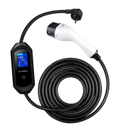 Mobiele EV Lader 3.7 kW Type 2 – 1-Fase | 5m, 10m & 15m | Met App Functie