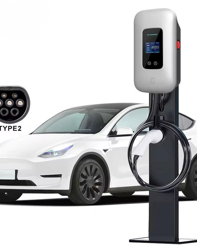 Bar2Charge 11kW Wallbox-Ladestation – 3-Phasen 16A – Typ 2 – App-Steuerung – IP65 – 5m Kabel – Für Elektro- und Hybridautos