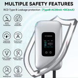 Bar2Charge 11kW Wallbox Laadpaal – 3-Fase 16A – Type 2 – App Control – IP65 – 5m Kabel – Voor EV & Hybride Auto’s