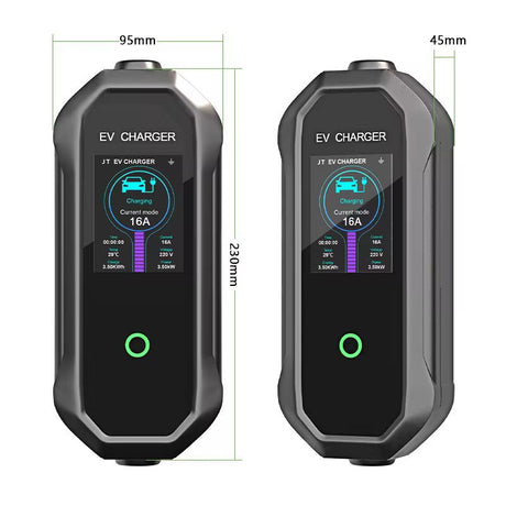 Afmetingen van de Bar2Charge TAP-32 mobiele thuislader