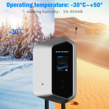 Bar2Charge Laadpaal 7 kW 32A 1 Fase 6 of 10 Meter Grijs met Appfunctie (VCS-Z21-7S)